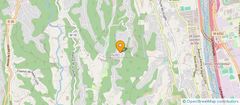 localisation de l'entreprise TOURNESOLAIRE  LA GAUDE