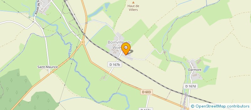 localisation de l'entreprise TOURNESOLEIL à BOINVILLE-EN-WOEVRE