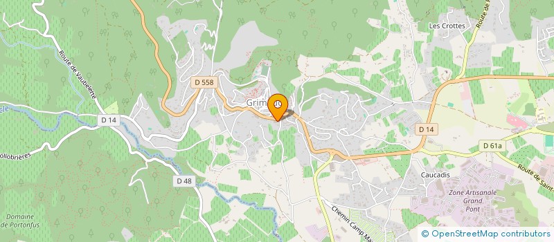 localisation de l'entreprise TOURNESOLS  GRIMAUD