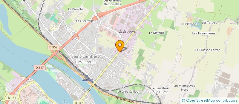 localisation de l'entreprise TOURNESSI 37  SAUMUR