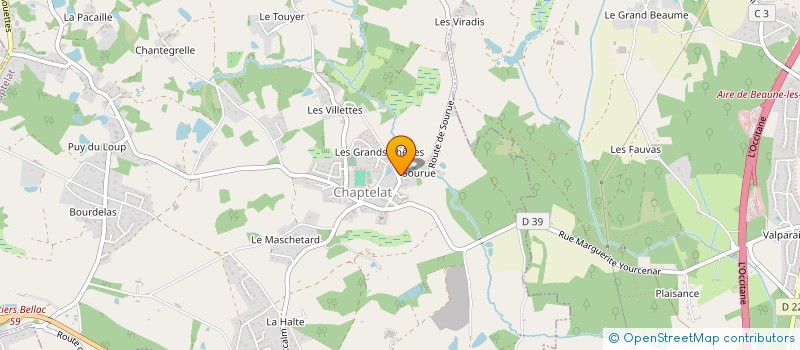 localisation de l'entreprise TOURNEZ L APACHE à CHAPTELAT