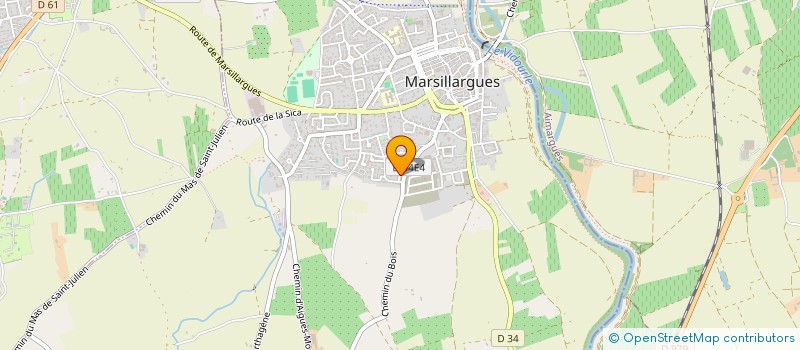 localisation de l'entreprise TOURNEZY  MARSILLARGUES