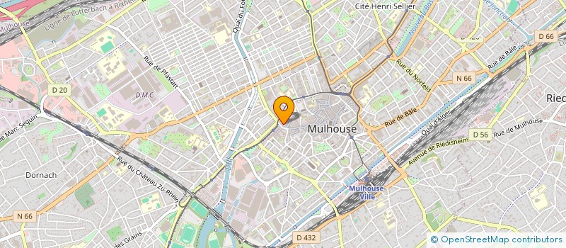 localisation de l'entreprise TOURNI GAY  MULHOUSE