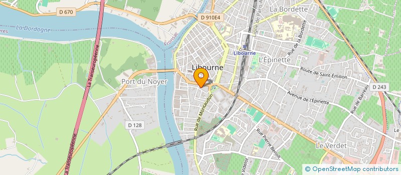 localisation de l'entreprise TOURNICOTI  LIBOURNE