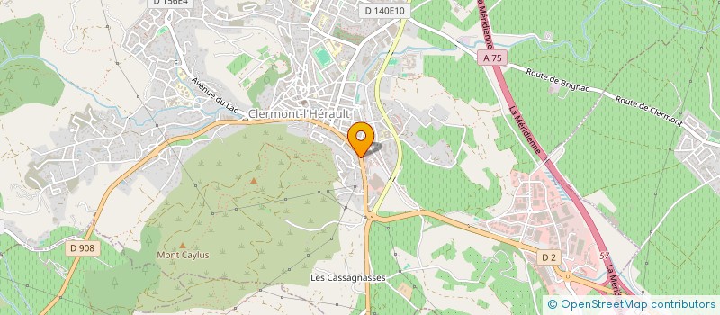 localisation de l'entreprise TOURNIE DANY ET BERNADETTE  CLERMONT-L'HERAULT