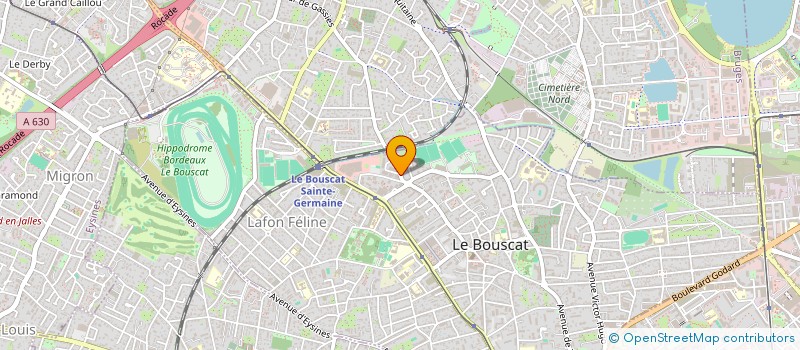 localisation de l'entreprise TOURNIER à LE BOUSCAT
