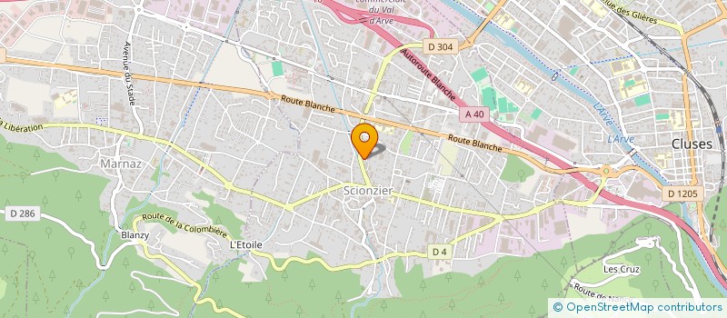 localisation de l'entreprise TOURNIER A ET DEPERY J  SCIONZIER