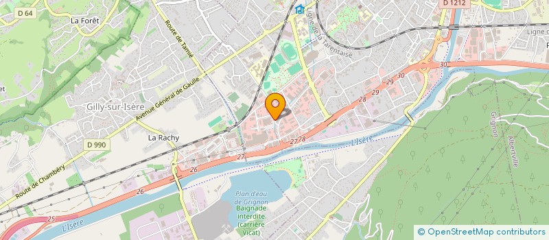 localisation de l'entreprise TOURNIER EXPANSION ALBERTVILLE  ALBERTVILLE