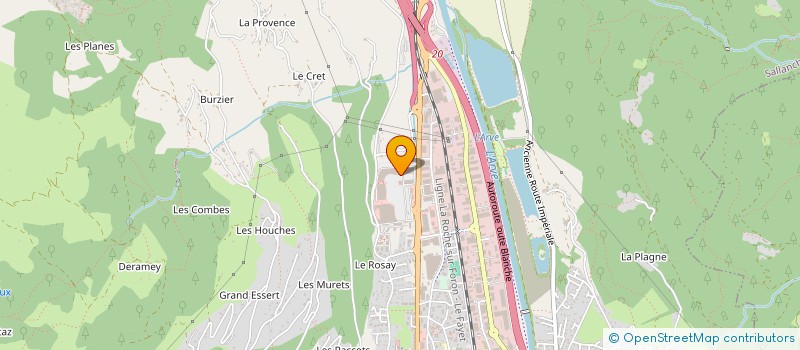 localisation de l'entreprise TOURNIER EXPANSION MOBILIER SALLANCHES à SALLANCHES