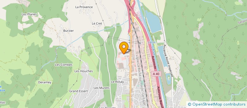 localisation de l'entreprise TOURNIER EXPANSION PEPT SALLANCHES  SALLANCHES