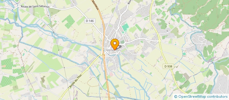 localisation de l'entreprise TOURNIER FRERES  VELLERON