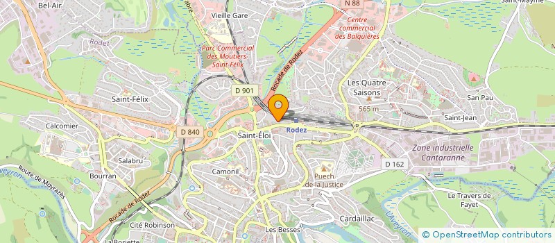 localisation de l'entreprise TOURNIER IMMOBILIER  RODEZ