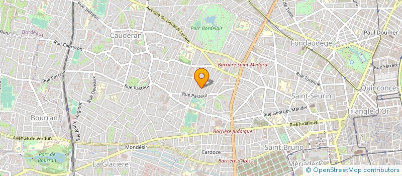 localisation de l'entreprise TOURNIER-MARTIN à BORDEAUX