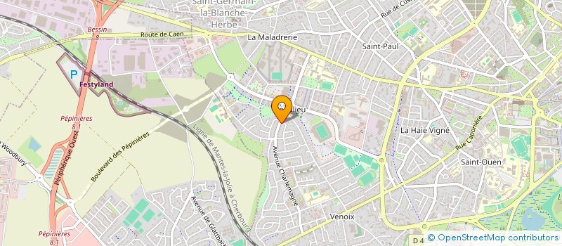 localisation de l'entreprise TOURNIER PRO à CAEN