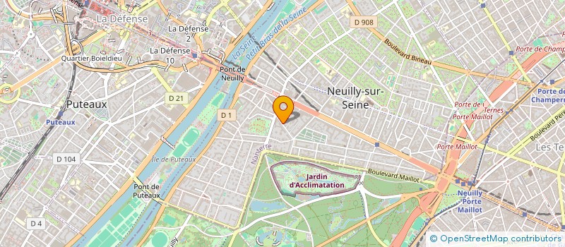 localisation de l'entreprise TOURNIER SAINT-JEAN à NEUILLY-SUR-SEINE