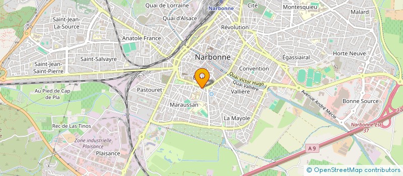 localisation de l'entreprise TOURNIERES YANN ET NADIA à NARBONNE