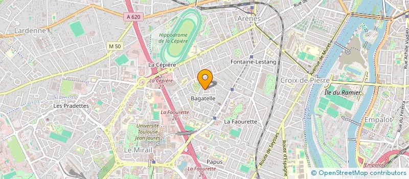 localisation de l'entreprise TOURNITRUC à TOULOUSE