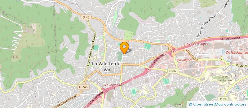 localisation de l'entreprise TOURNOI DE RUGBY BASILE MORAITIS à LA VALETTE-DU-VAR