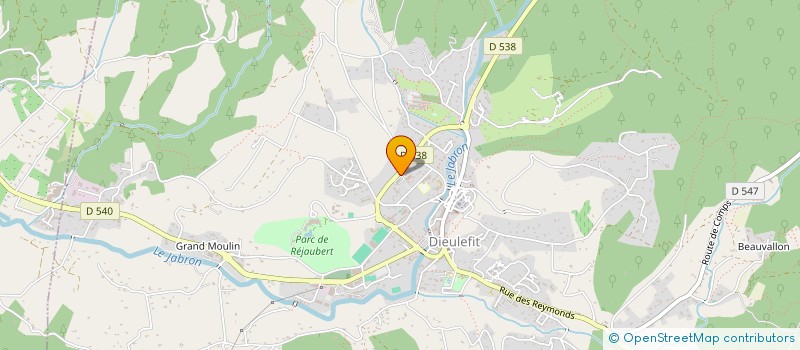 localisation de l'entreprise TOURNOI DES CHAMPIONS  DIEULEFIT