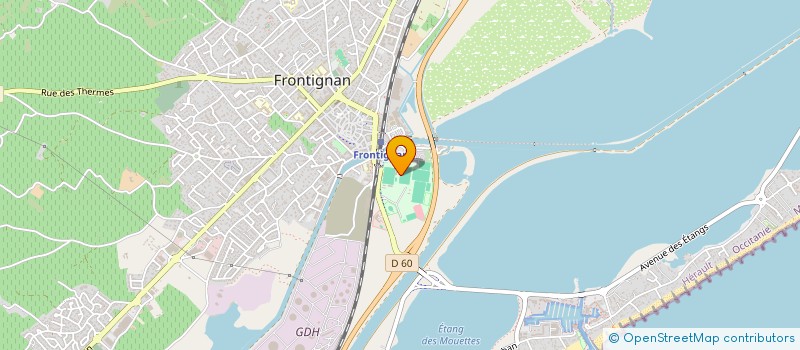 localisation de l'entreprise TOURNOI DES GEANTS à FRONTIGNAN