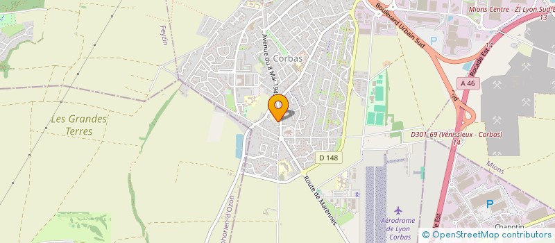 localisation de l'entreprise TOURNOI E-SPORT CHALLENGE YOUR GAME à CORBAS