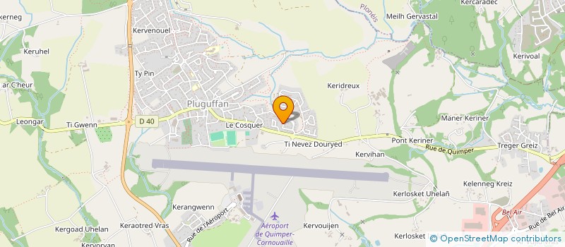 localisation de l'entreprise TOURNOI INTERNATIONAL DE BASKET DE L'ASSOCIATION DE PLUGUFFAN  PLUGUFFAN