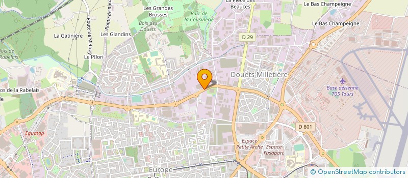 localisation de l'entreprise TOURNOIS à TOURS