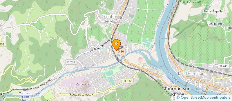 localisation de l'entreprise TOURNON DISTRIBUTION à SAINT-JEAN-DE-MUZOLS