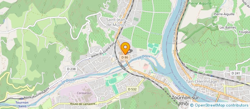 localisation de l'entreprise TOURNONAISE DE MOTOCULTURE à SAINT-JEAN-DE-MUZOLS