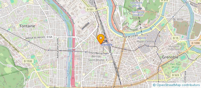 localisation de l'entreprise TOURNOUD - JSA AVOCATS ASSOCIES  GRENOBLE