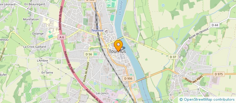 localisation de l'entreprise TOURNUS ART CONTEMPORAIN  TOURNUS