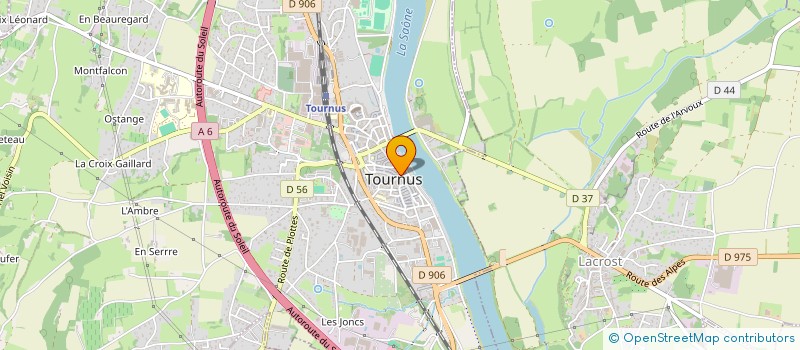 localisation de l'entreprise TOURNUS LIVRE A VOUS SARL à TOURNUS