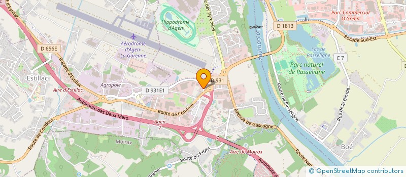 localisation de l'entreprise TOURNY DEVELOPPEMENT  LE PASSAGE