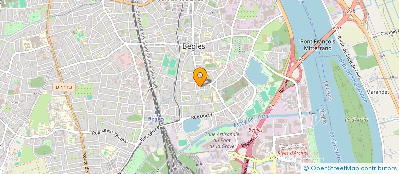 localisation de l'entreprise TOURNY IMMO à BEGLES