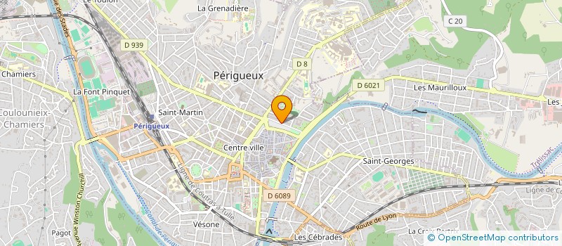 localisation de l'entreprise TOURNY LACHARMIE à PERIGUEUX