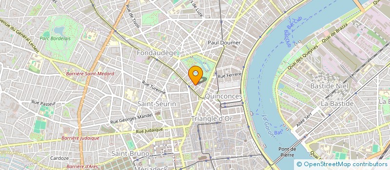 localisation de l'entreprise TOURNY PATRIMOINE CONSEIL  BORDEAUX