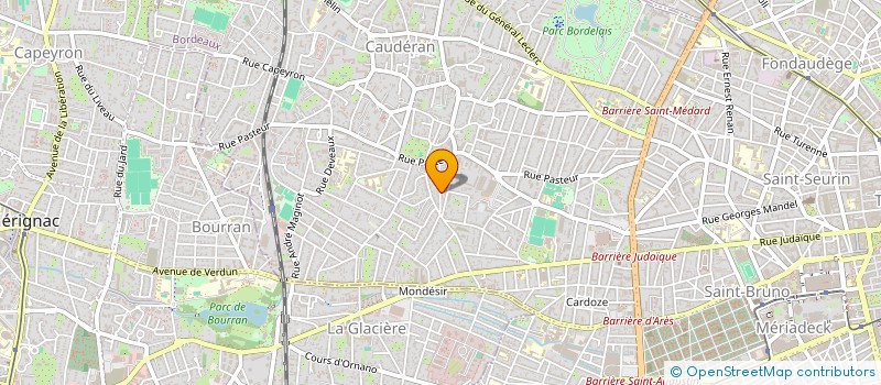 localisation de l'entreprise TOURNY TROMPETTE  BORDEAUX