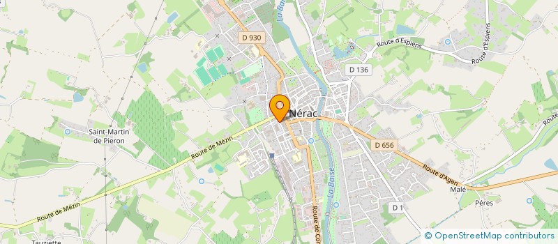 localisation de l'entreprise TOURON à NERAC