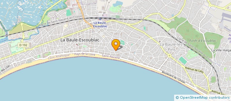 localisation de l'entreprise TOURON ET COMPAGNIE  LA BAULE-ESCOUBLAC