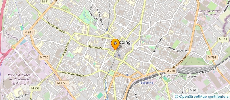 localisation de l'entreprise TOURQUENOISE DE PRESSE  TOURCOING