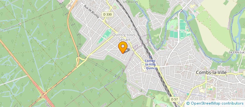 localisation de l'entreprise TOURRAINNE FAMILY INVEST  QUINCY-SOUS-SENART