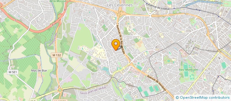 localisation de l'entreprise TOURRENC à MONTPELLIER