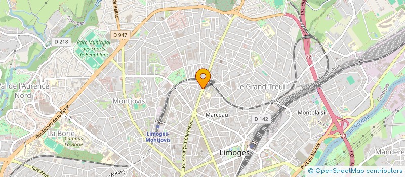 localisation de l'entreprise TOURRES LIMOGES à LIMOGES