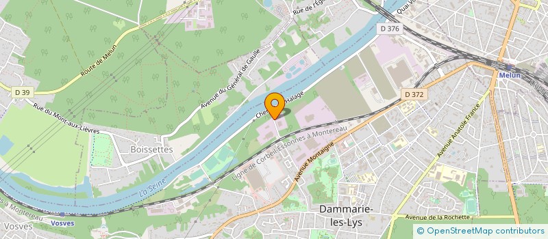 localisation de l'entreprise TOURRET SAS à DAMMARIE-LES-LYS