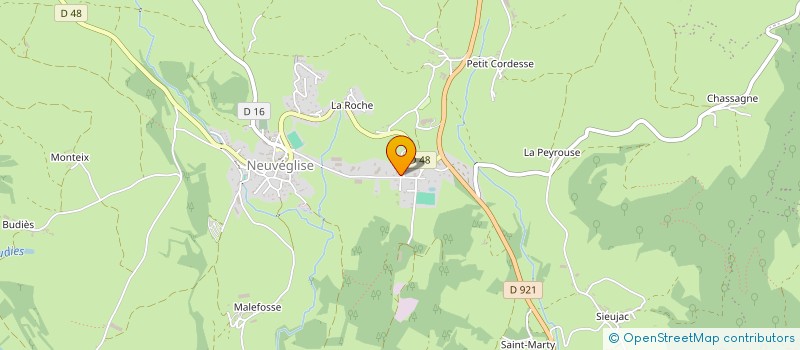 localisation de l'entreprise TOURRETTE PAYSAGE à NEUVEGLISE-SUR-TRUYERE