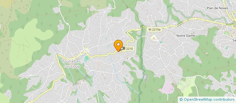 localisation de l'entreprise TOURRETTES-CONSTRUCTIONS  TOURRETTES-SUR-LOUP