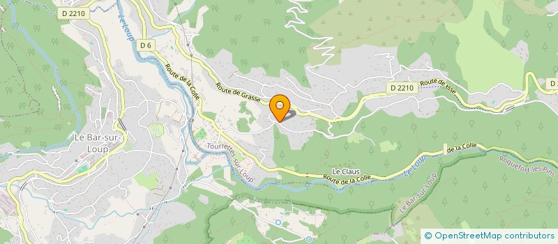 localisation de l'entreprise TOURRETTES VENCE VIDE FOSSE CURAGE à TOURRETTES-SUR-LOUP