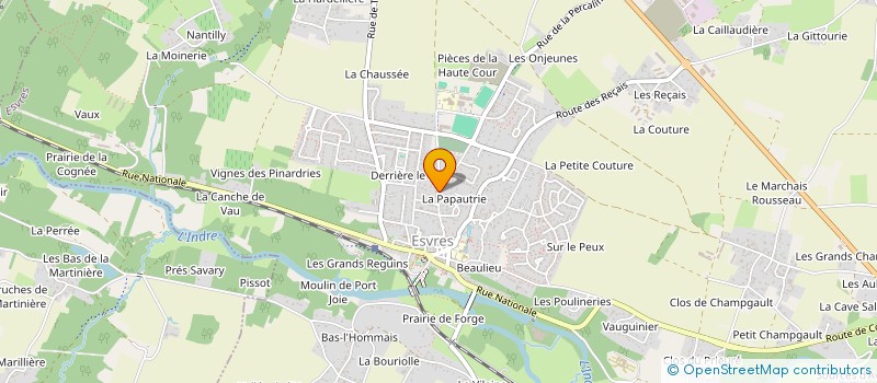 localisation de l'entreprise TOURS AND ROSE à ESVRES