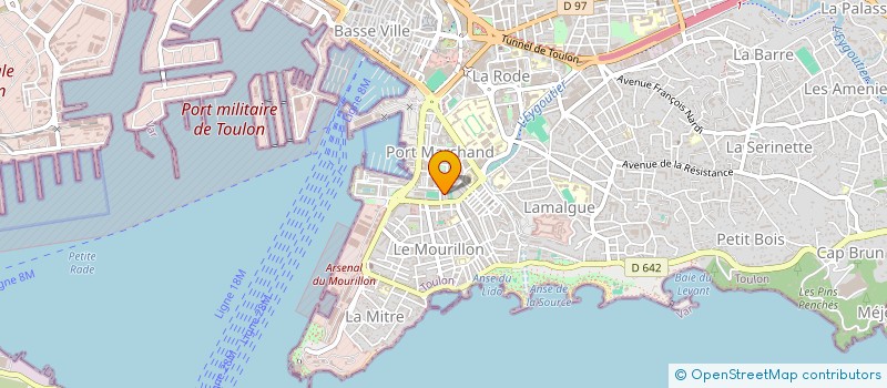 localisation de l'entreprise TOURS BAZEILLES  TOULON