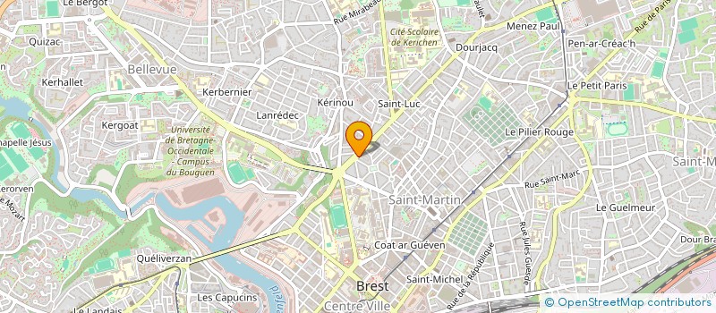 localisation de l'entreprise TOURS BC à BREST